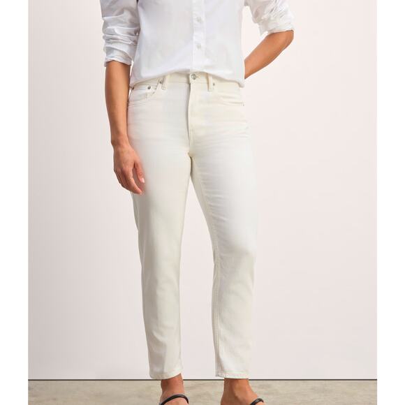 NWOT Everlane The Super-Soft Straight Relaxed Jean In Bone Size 26 - Picture 1 of 7
